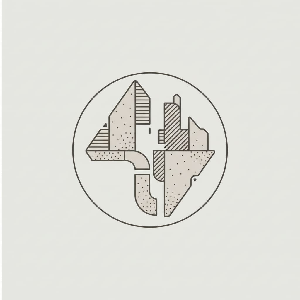 Logotipo abstracto Shelotur